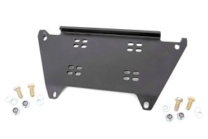Polaris Ranger 1000 Winch Mount - Rough Country - Black - '20-'22 Polaris Ranger 1000 Winch Mount - Rough Country - Black - '20-'22